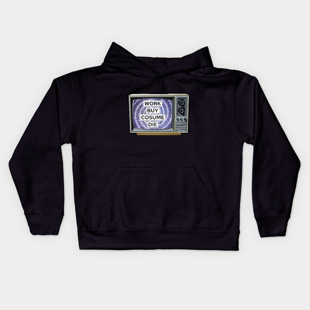 TV - WBCD Kids Hoodie by blackphantasm